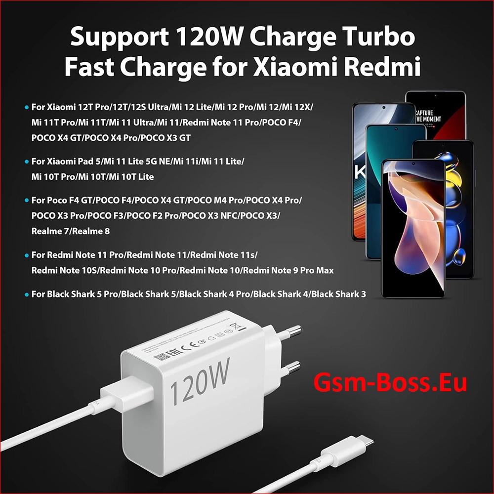 Xiaomi Charger 120w Turbo Super Fast Charging Rapidly - Image 13