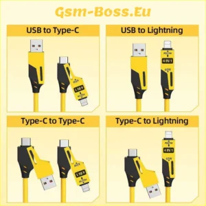 Alternative view of MAGNUM Pro Cable 4 in 1 Support All Apple + Android Devices