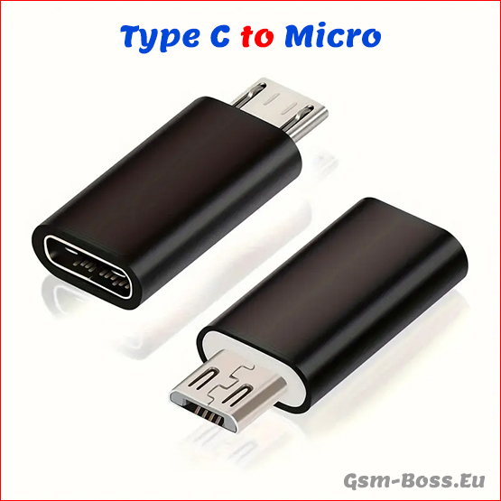 Main 4 Adapter in The World - C to USB + C to Micro + C to Lightning + USB to C - High Quality - Image 4