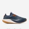 Men Shoes Grand Pro All Day Leather Running - Navy Blazer British Tan ivory