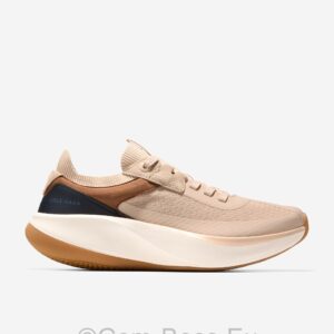 Men Shoes Grand Pro All Day Leather Running - Oat Dark Blue ivory