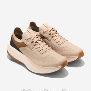 Alternative view of Men Shoes Grand Pro All Day Leather Running - Oat Dark Blue ivory